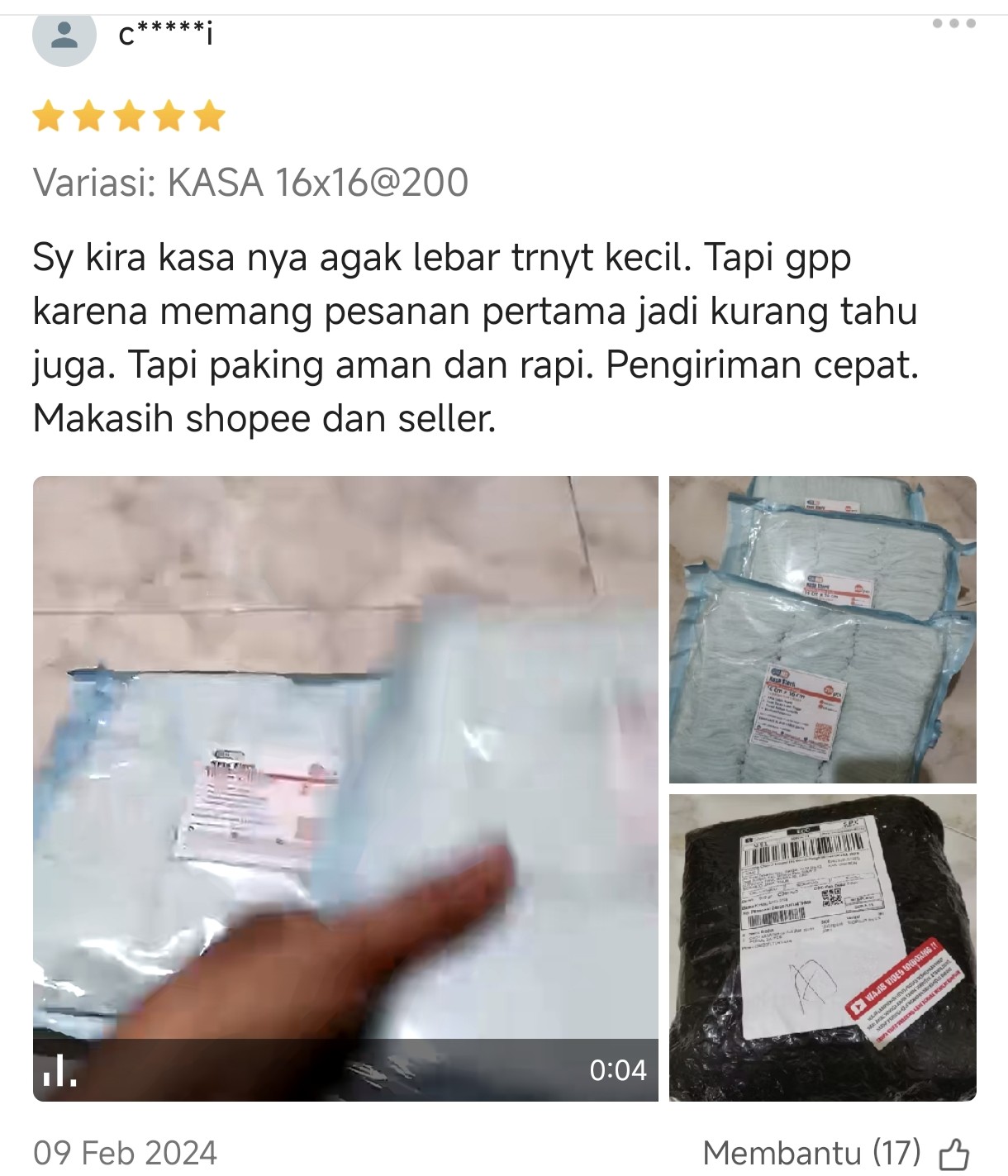 Bukti Ulasan 1