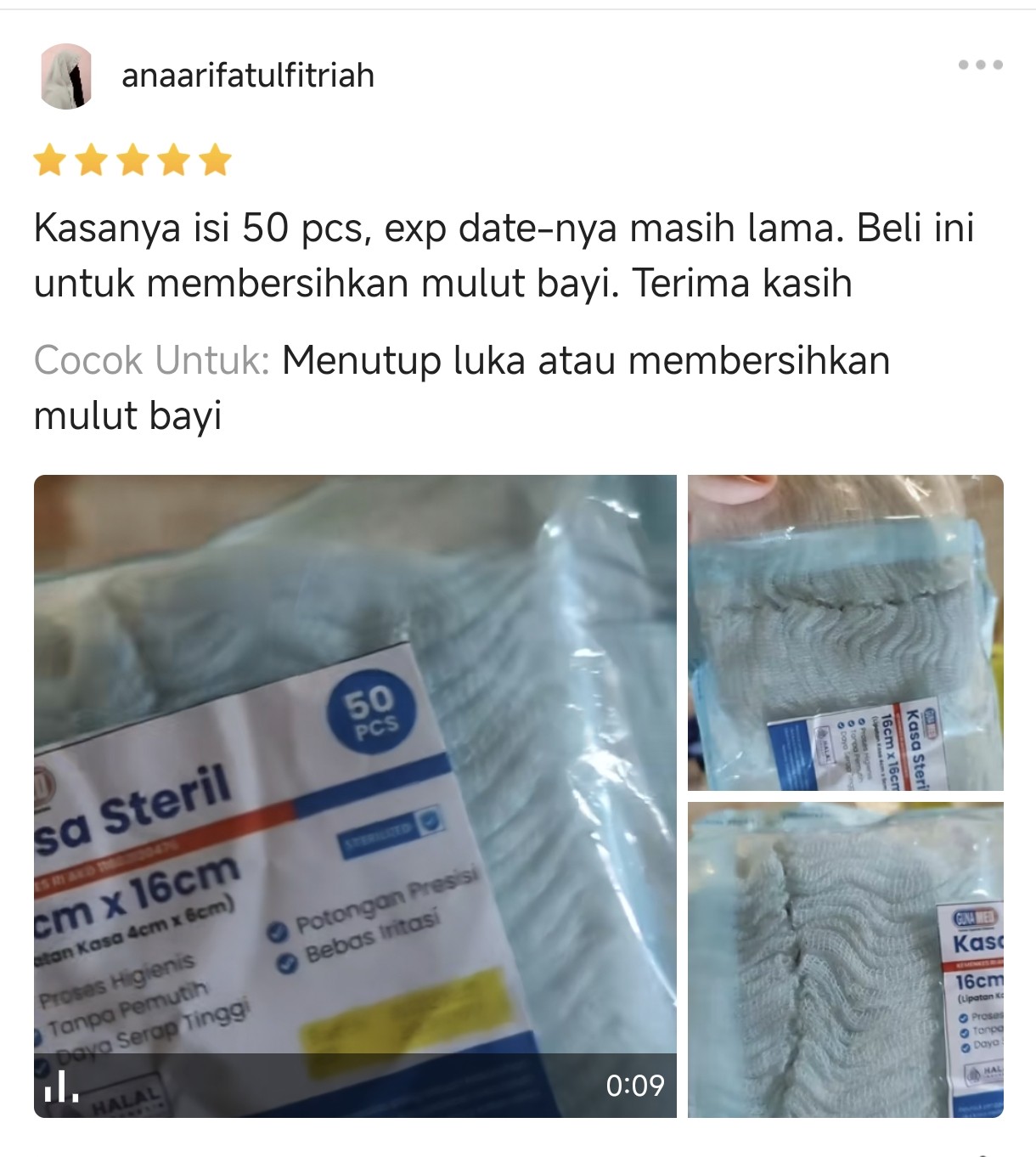 Bukti Ulasan 11